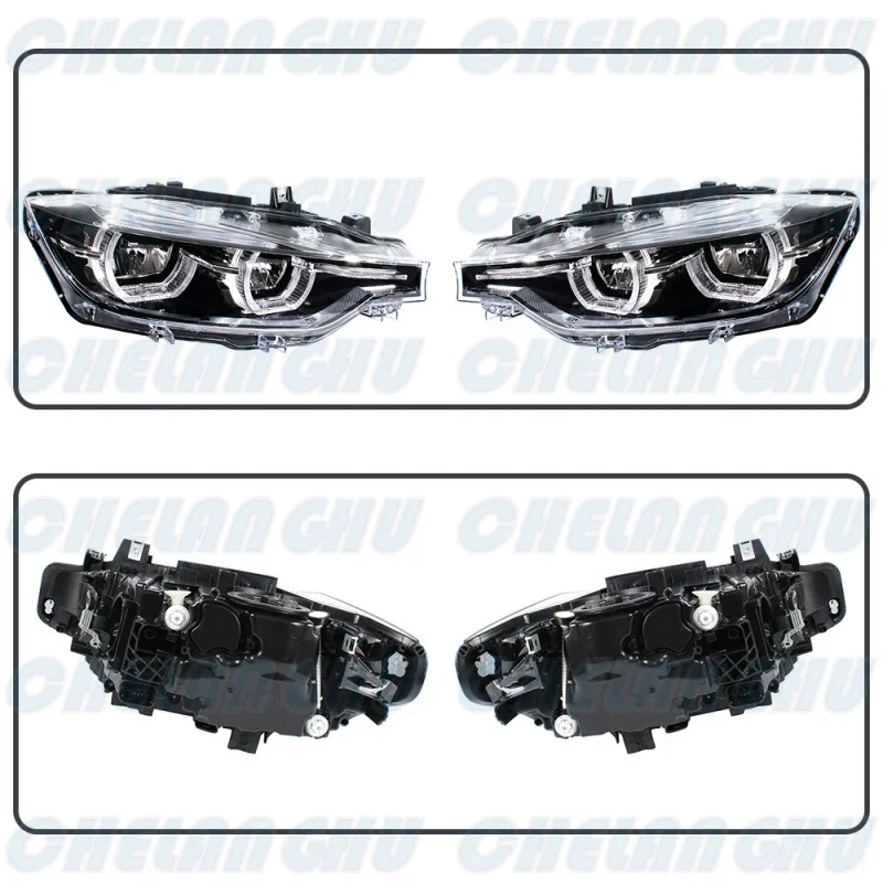 LED HeadLight For BMW F30 LCI 318i 320i 330i 340i 2016 2017 2018 2019 US Version 1 Pair Front HeadLamp DRL Without Module