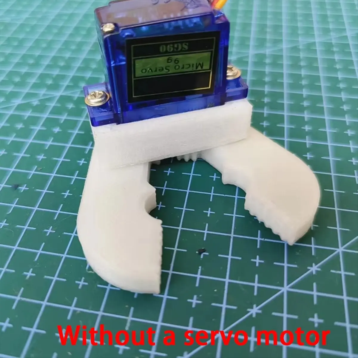 N94R 3D Printable SG90 Robot Claw - Mechanical Gripper for Robotic Arm, 3D Printed Robotic Hand