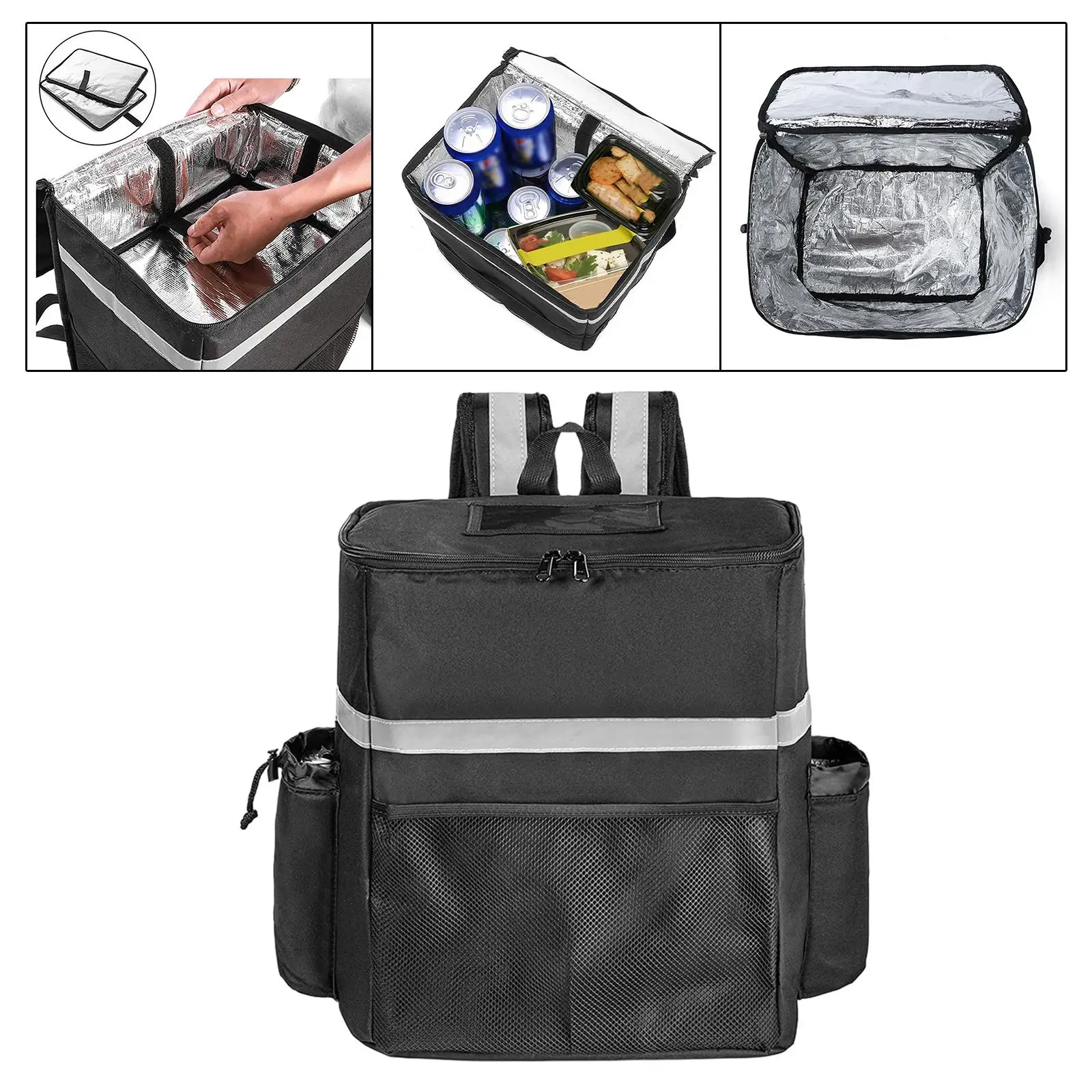 

Insulated Cooling Bag Container Soft Picnic Tote Bag for Trip Holiday Travel