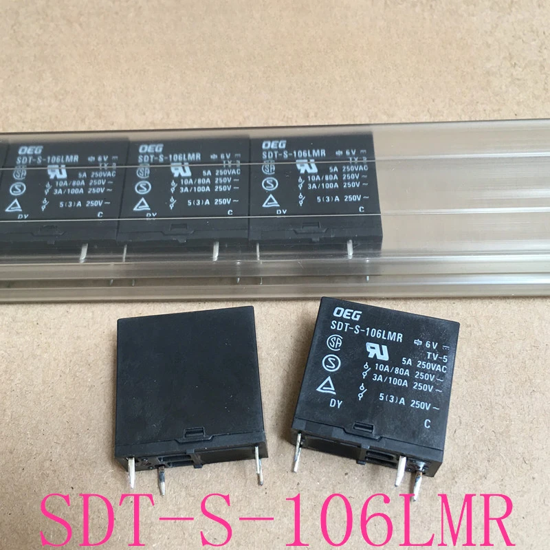 （Brand-new）1pcs/lot 100% original genuine relay:SDT-S-106LMR 6V 4pins 5A JZC-36F