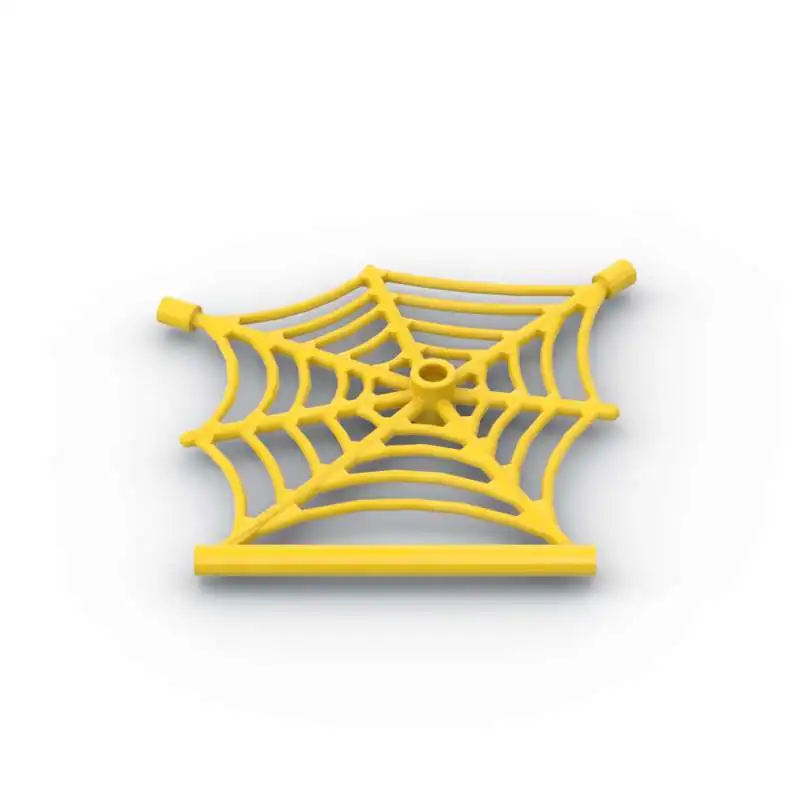 MOC 10PCS 90981 Spider Web Flat Building Blocks Kit With Hollow Stud 30238 Bricks Particle DIY Toy For Children Birthday Gifts