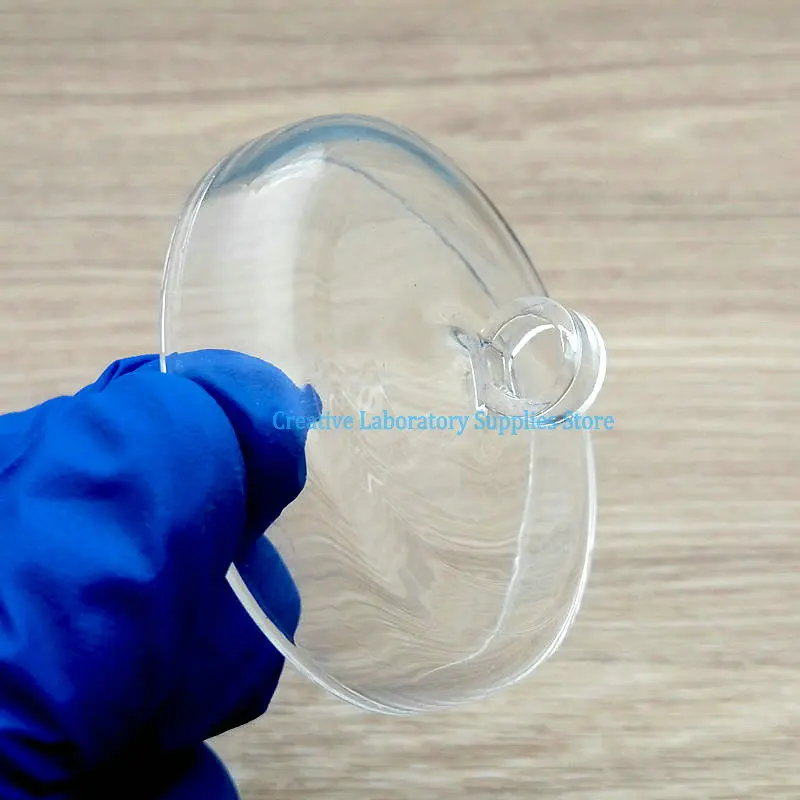 1 قطعة 5/10/20/30/50/100/150/200/250/300 مللي بوتقة كوارتز شفافة للمختبر مع غطاء أدوات تجريبية كيميائية #6