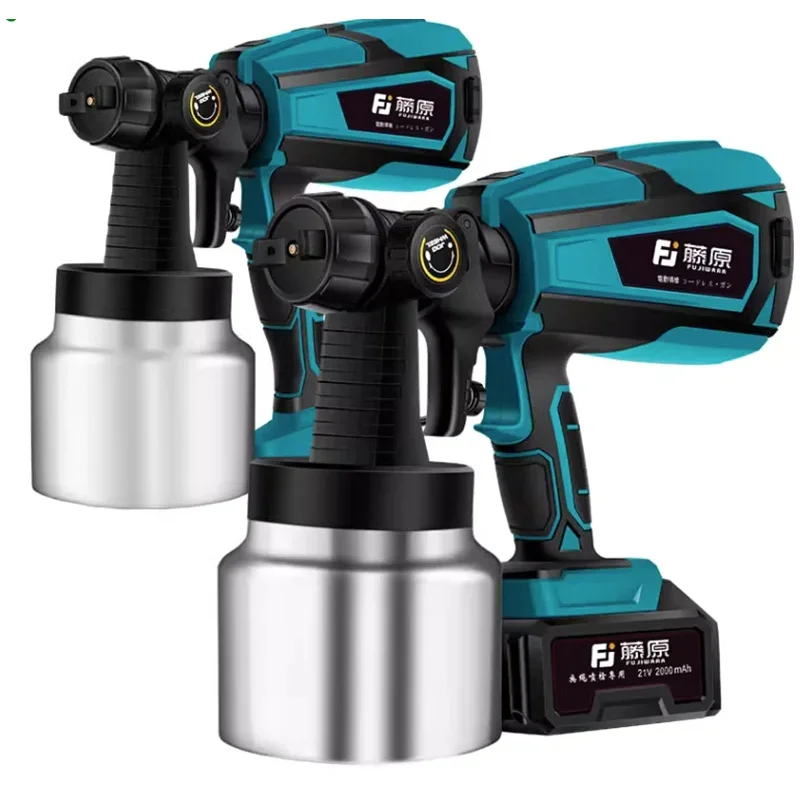 Pistola a spruzzo elettrica senza fili da 1000 ml Disinfezione domestica Sterilizzazione Spruzzatore di vernice portatile