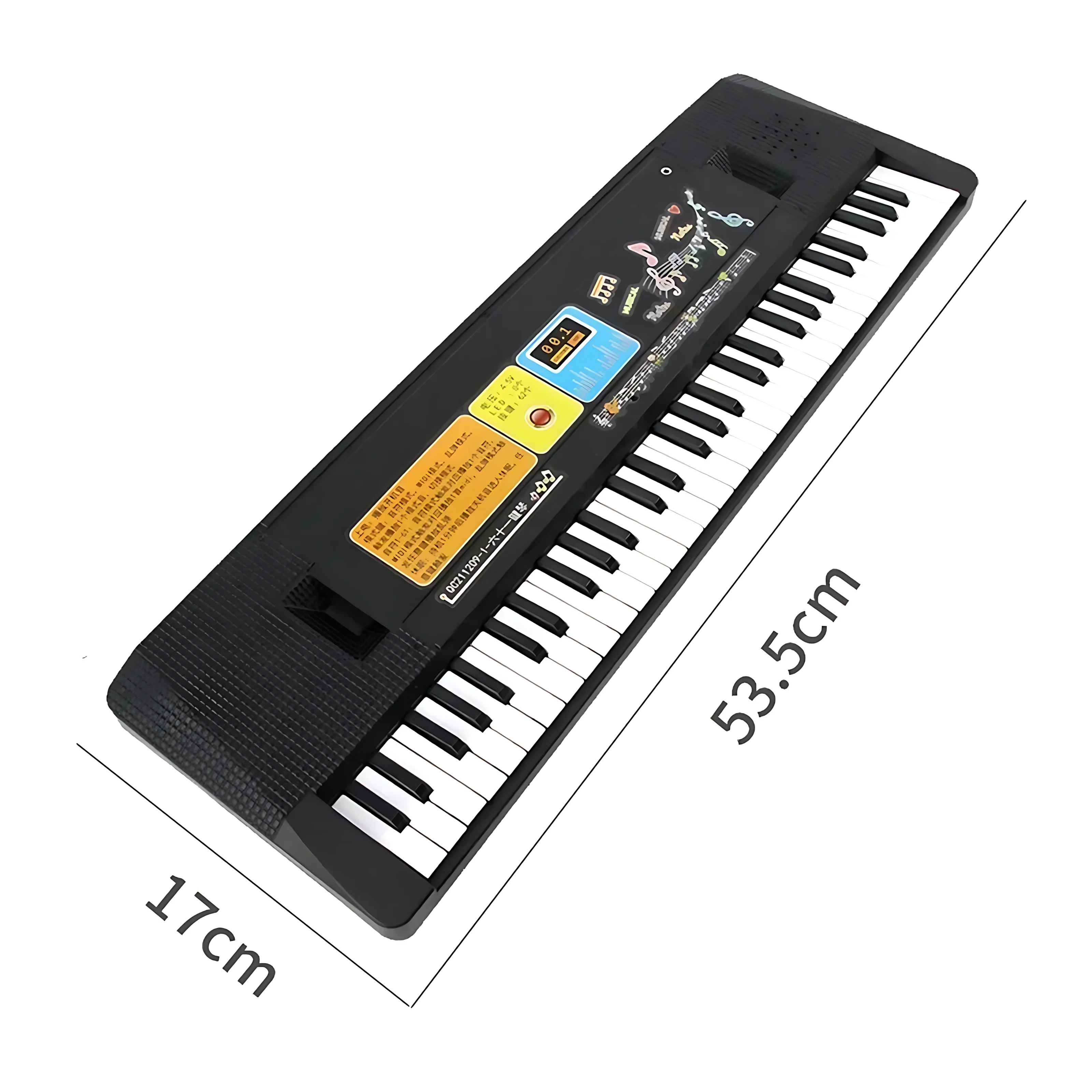 37/61 キー電子キーボードピアノ子供初心者向け、ポータブルデジタル楽器おもちゃマイク付き教育ギフト