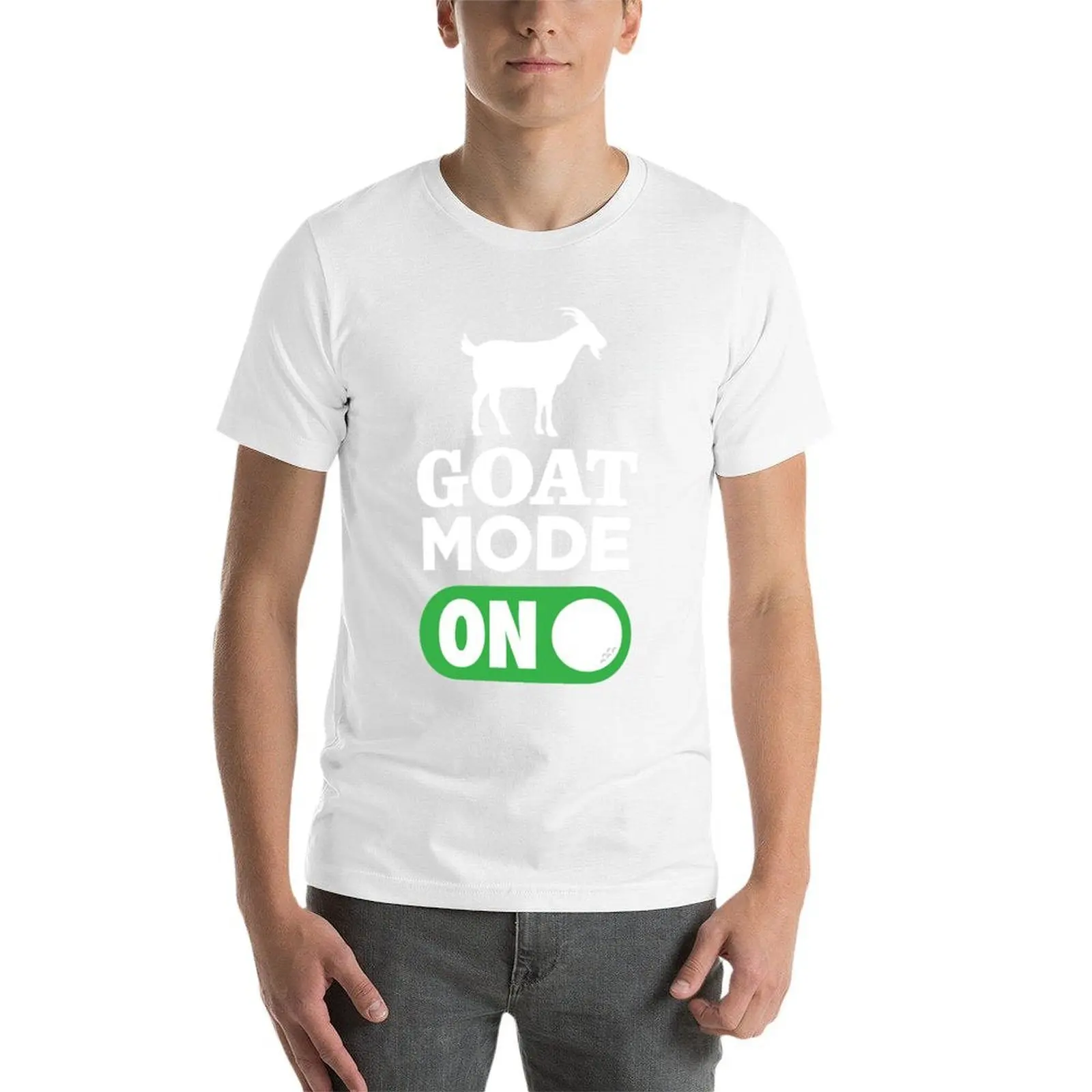 GOAT MODE ON | TIGER |FUNNY GOLFER GIFT IDEAS T-Shirt t shirt man casual cotton tshirt 100% T-Shirt