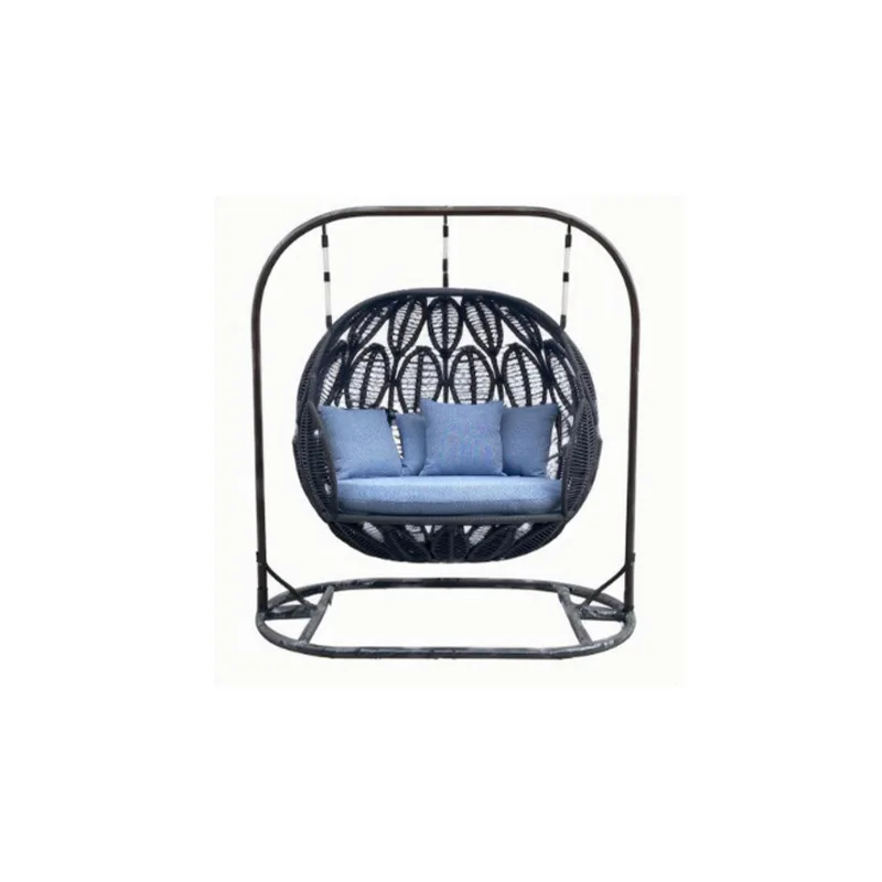 Уличные качели, вилла, сад, стул из ротанга, подвесная корзина, подвесная корзина из ротанга во дворе, напольная птичье гнездо, люлька для ленивой гостиной