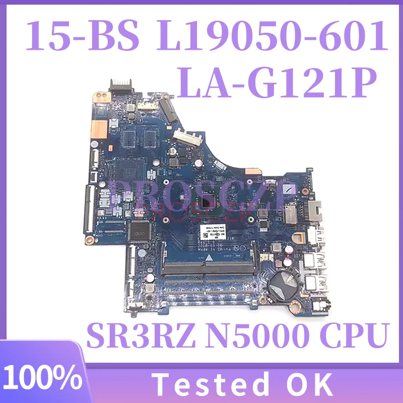 

EPG52 LA-G121P L19050-601 L19050-001 для материнской платы ноутбука HP 15-BS с процессором SR3RZ N5000 DDR4 100% рабочая