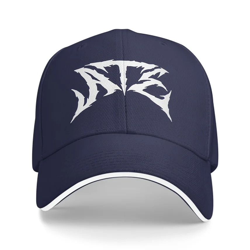 قبعات البيسبول للنساء والرجال بشعار ATE - قبعات كاجوال سوداء بتصميم قبعة عصرية، مقاس مريح