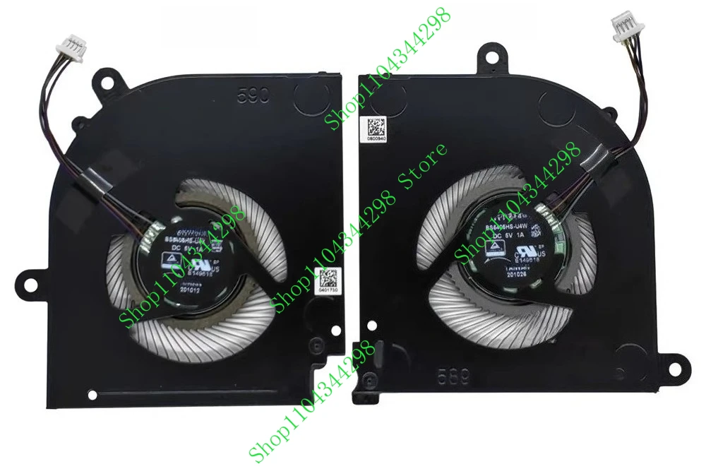 

Замена DB, новый совместимый охлаждающий вентилятор для процессора и графического процессора для MSI stealth 15M MS-1562 MS-1563 BS5405HS-U4W BS5405HS-U4X DC5V 1A