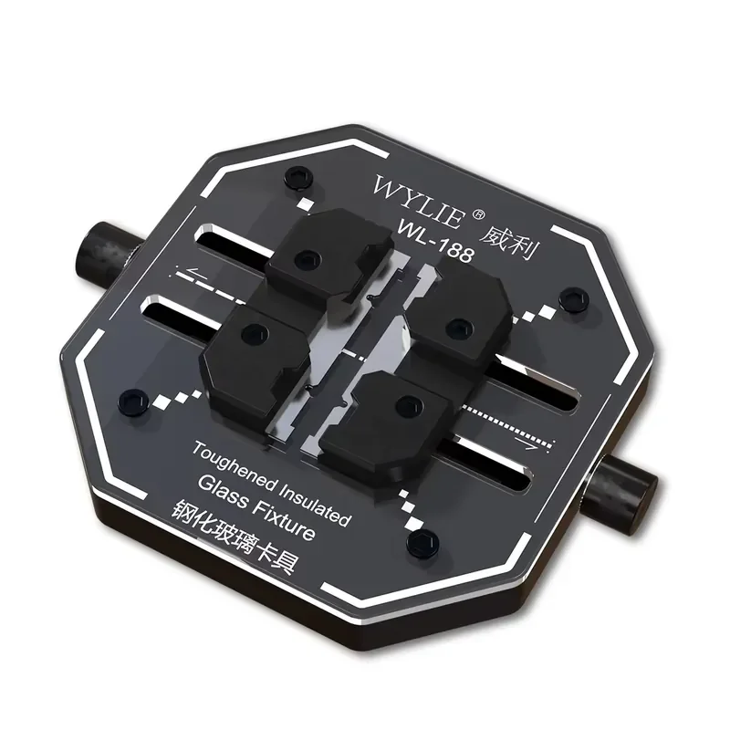 WYLIE WL-188 Tempered Glass Motherboard Fixer High Stiffness and Heat Resistant Stably Clamps Various PCB Chips