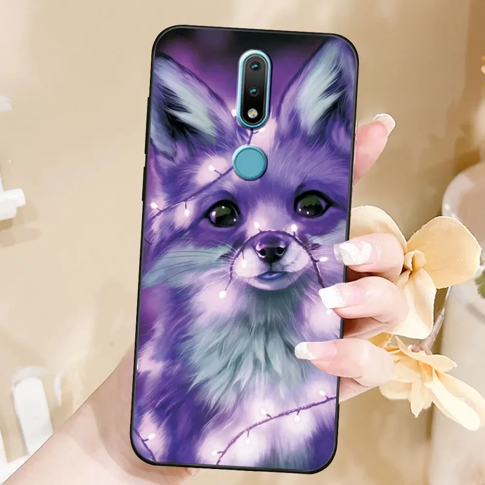 Case For Nokia 2.4 1.4 3.4 5.4 Coque Nokia 5.3 TPU Soft Silicone Phone Case For Nokia 5.3 Animal Cover FlowerFunda Cute Bumper