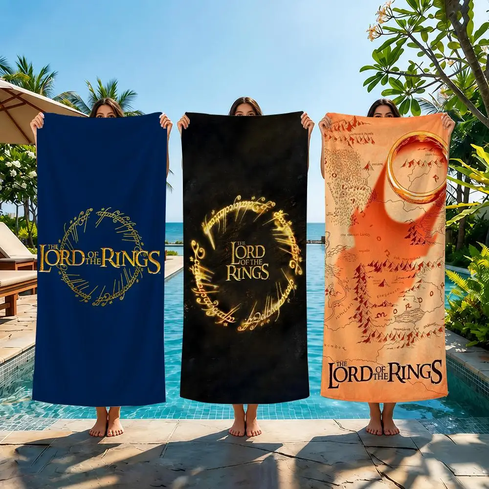 Movie The Lords Of R-Rings Towel Thick Absorbent Quick Dry Lint Free Tough Ultra Soft For Swimming Gym Camping Outdoor
