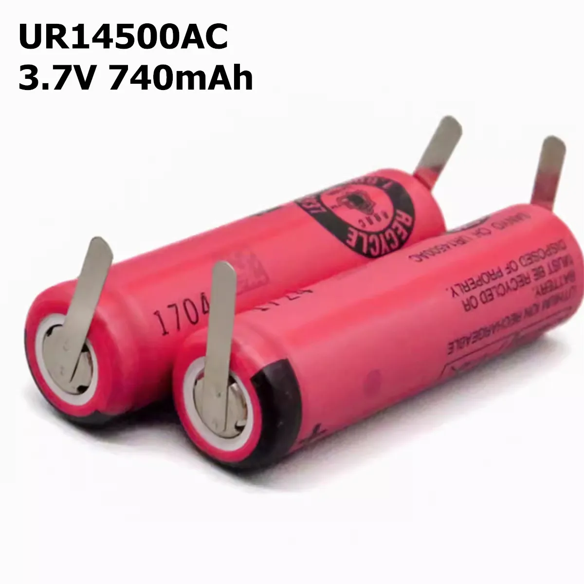 

New 3.7V 740mAh UR14500AC Rechargeable Battery for Braun Oral B Electric Toothbrush IO4/iO5/iO6/iO7/iO9/iO8 3758 3759 3753 3766