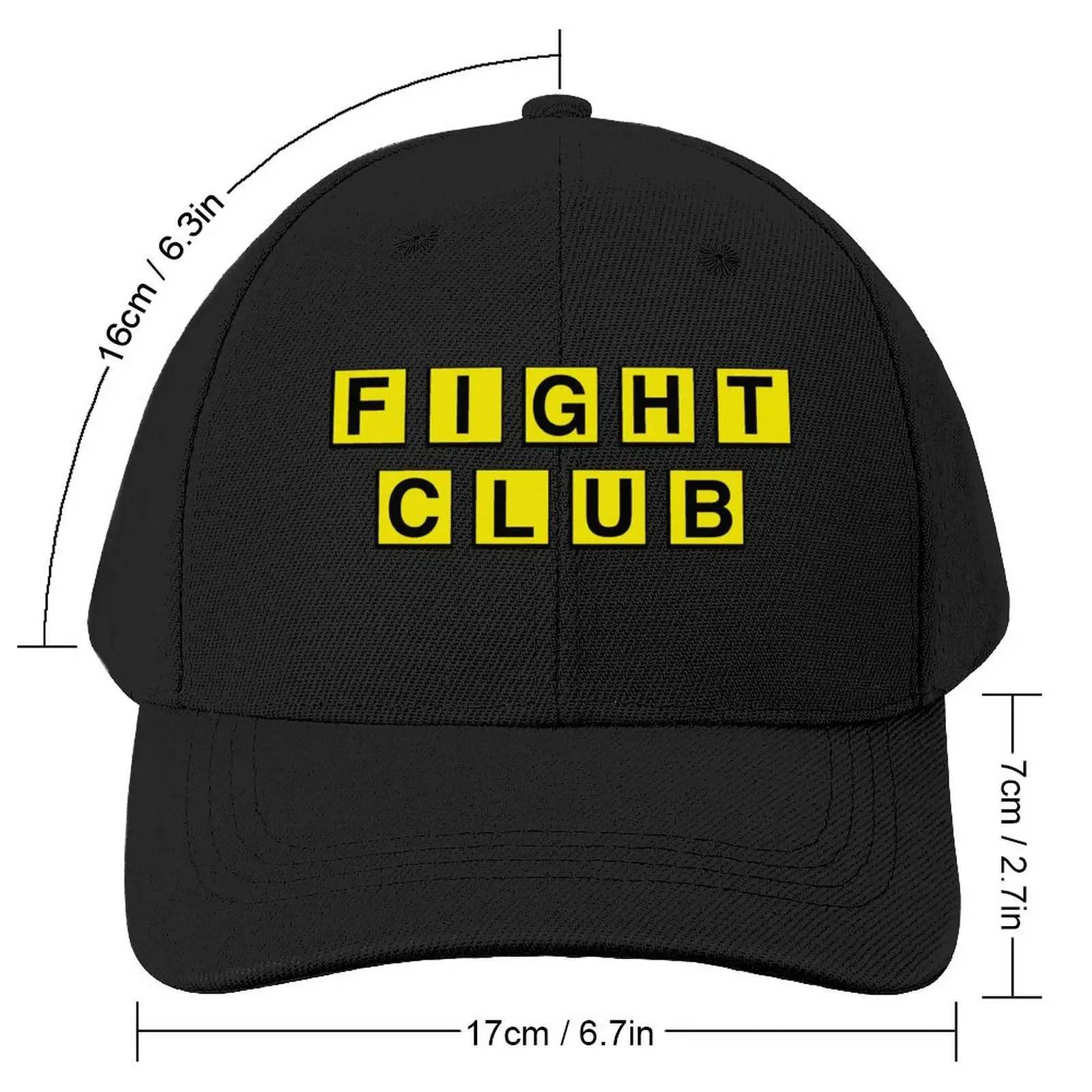 Fight Club Waffle House Baseball Cap New In The Hat Snap Back Hat Cosplay Fashion Beach Hats For Men Women's