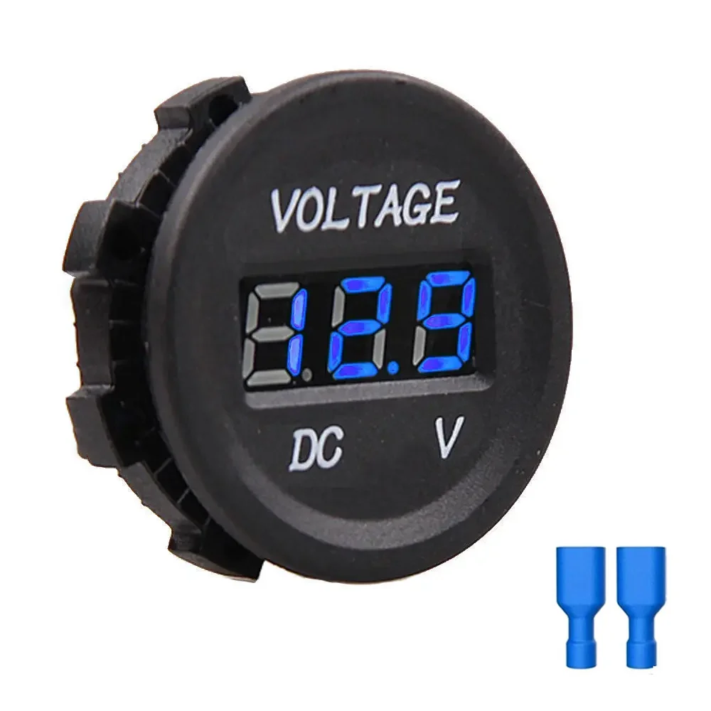 

Car Charger DC Voltmeter 6-48V Voltage Vehicle Voltmeter LED Digital Display