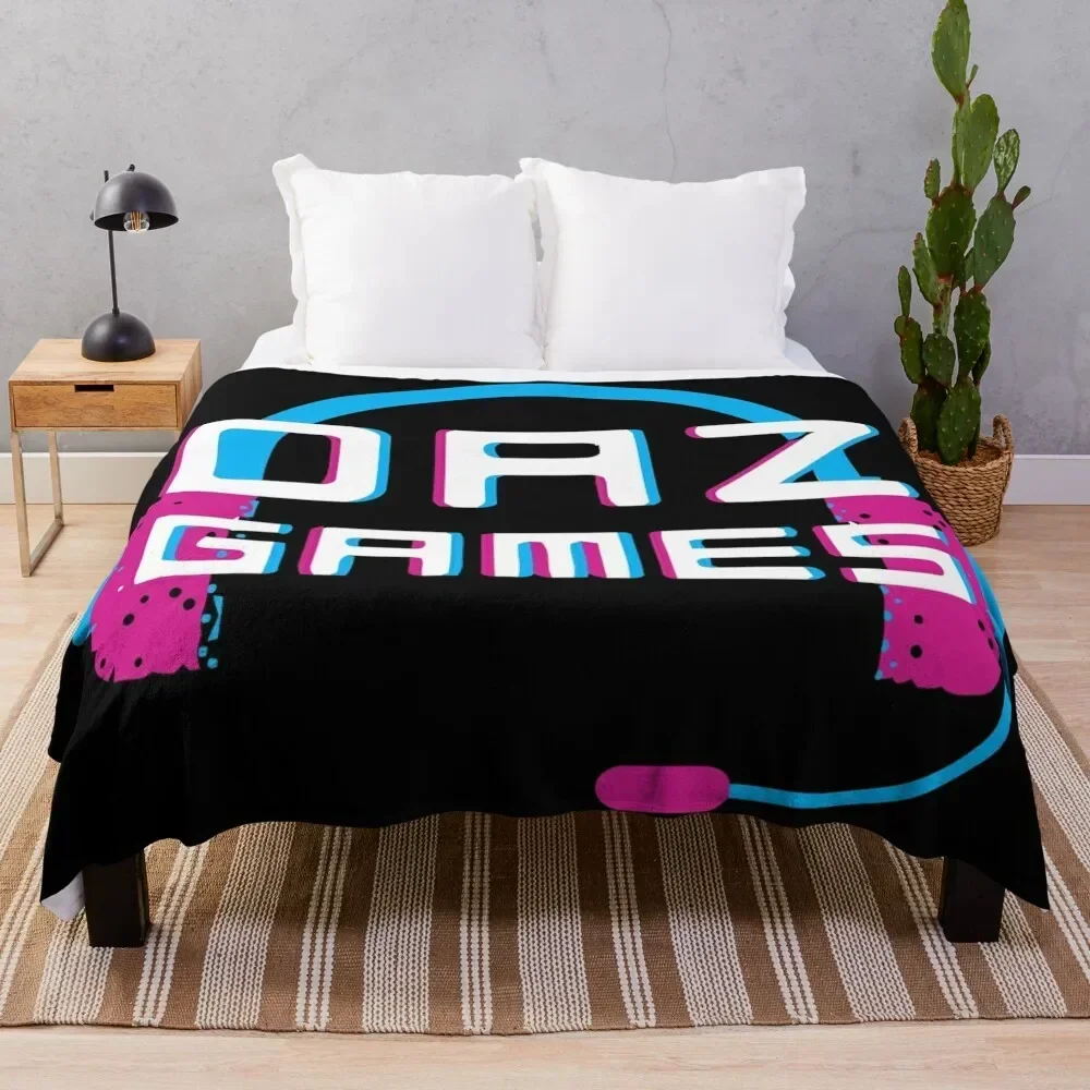 

Daz Games Headphone Throw Blanket Bed linens Decorative Sofa Blankets