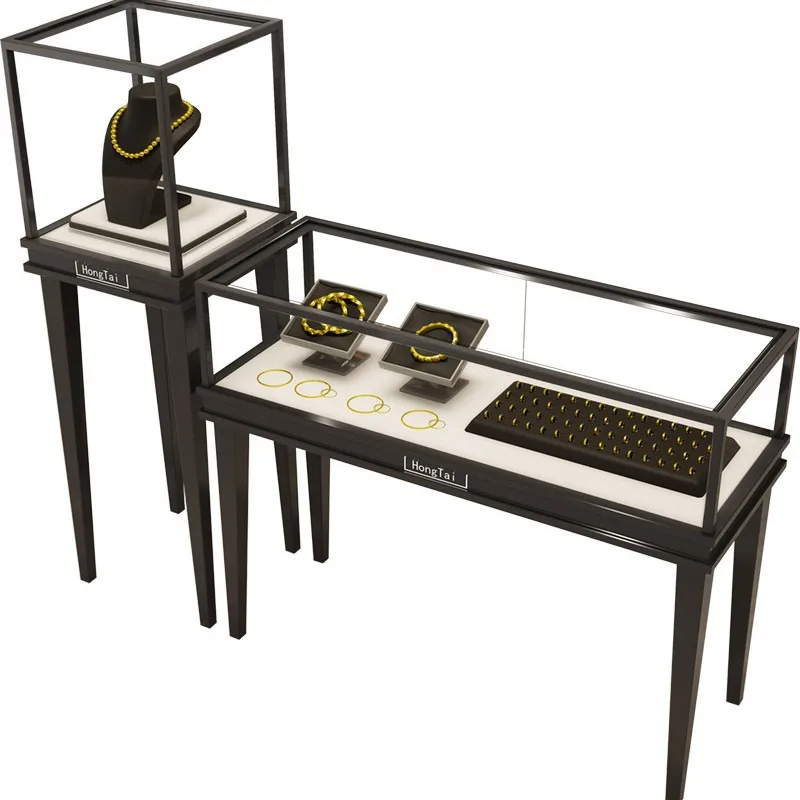 Customized. Supermarket Mall Glass Display Cabinet Store Optical Store Jewelry Store Counter Simple Style Multi-occasion By