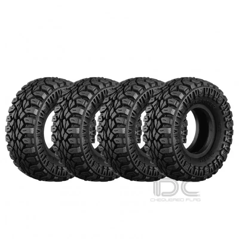 1.0 Inch Wide Mt Tires+sponge Rubber 1/24 Rc Crawler Truck Car Parts For Axial Scx24 90081 Axi00006 Bronco Deadbolt Gladiator