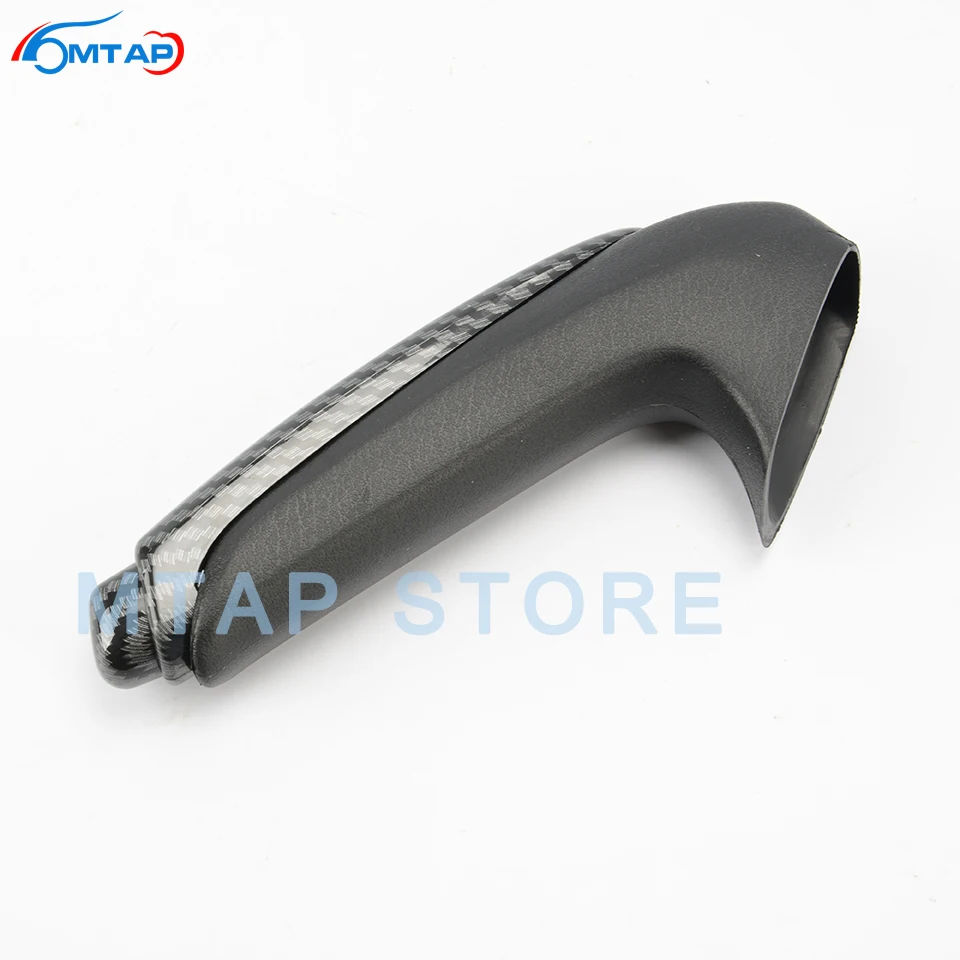 MTAP Carbon Fiber Handbrake Lever Parking Brake Grip Handle For HONDA CIVIC 2006-2011 Sedan Coupe FA1 FD1 FD2 FD6 LHD Model