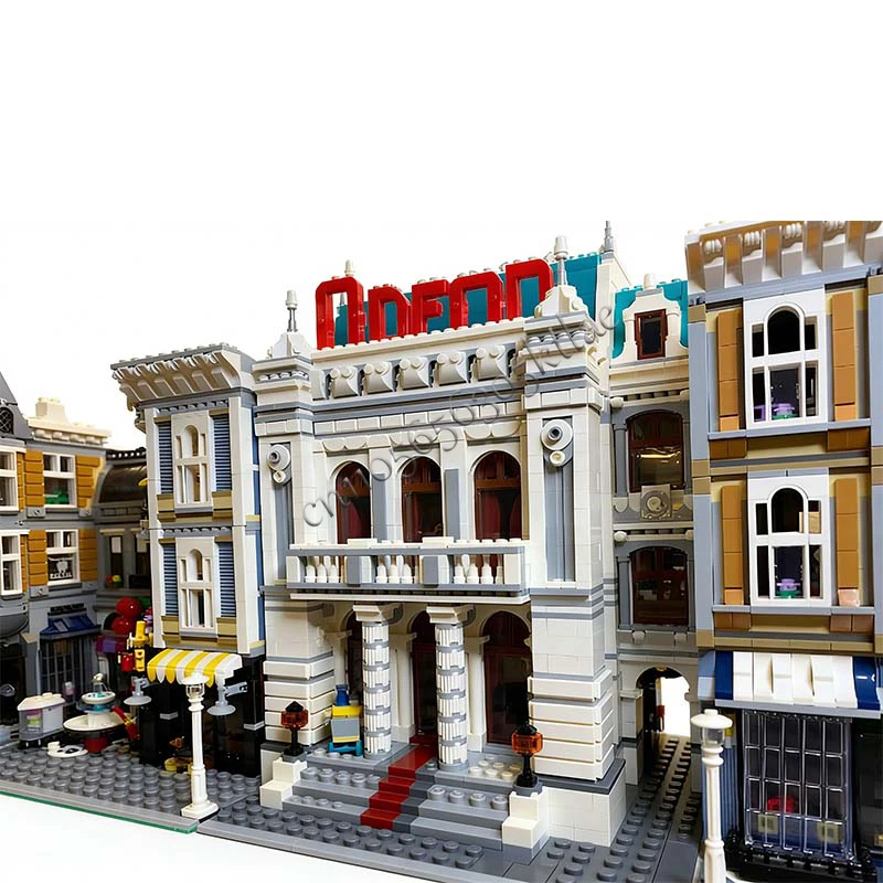 3904 pièces de construction Odeon Theatre MOC, blocs de construction modulaires personnalisables, technologie pour enfants, jouet populaire simple à monter soi-même, cadeaux de vacances