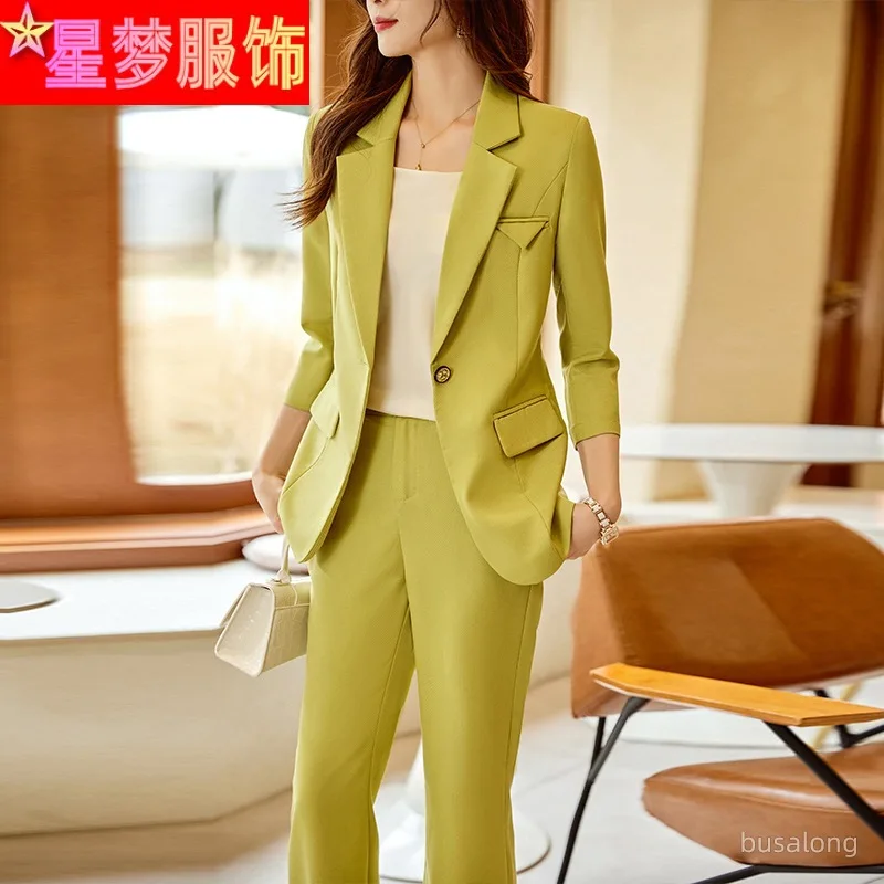 

Work Clothes Women's Early Spring New Adult Lady like Woman Temperament Goddess Style Commuter Capable Business Wear Fashionable