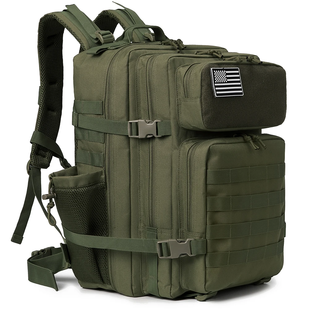 Mochila táctica MOLLE gran capacidad ripstop para senderismo y caza - imagen 3