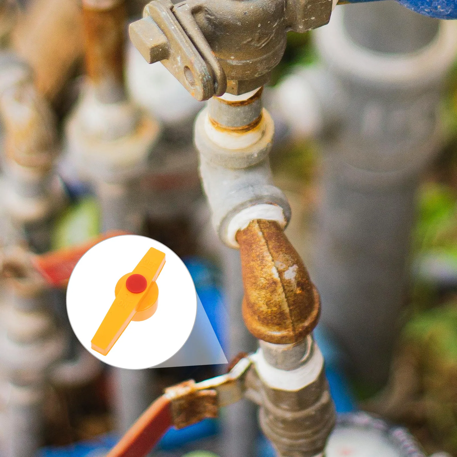 

2 шт. пластиковых рукояток для шаровых кранов 20/25 мм, замена рычага запорного клапана, фитинги для ирригационных систем, рукоятка клапана для холодной воды