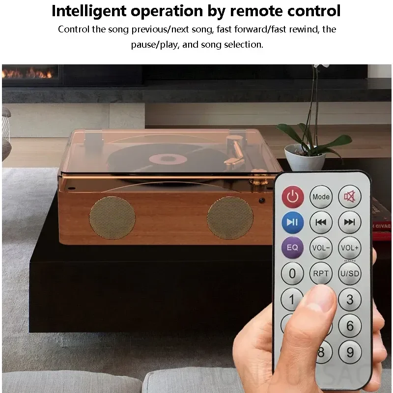 CD-Player Bluetooth5.0 Eingebauter Lautsprecher Tragbarer HiFi-Musikplayer Eingebauter Lautsprecher Akku mit hoher KapazitätInfrarot-Fernbedienung