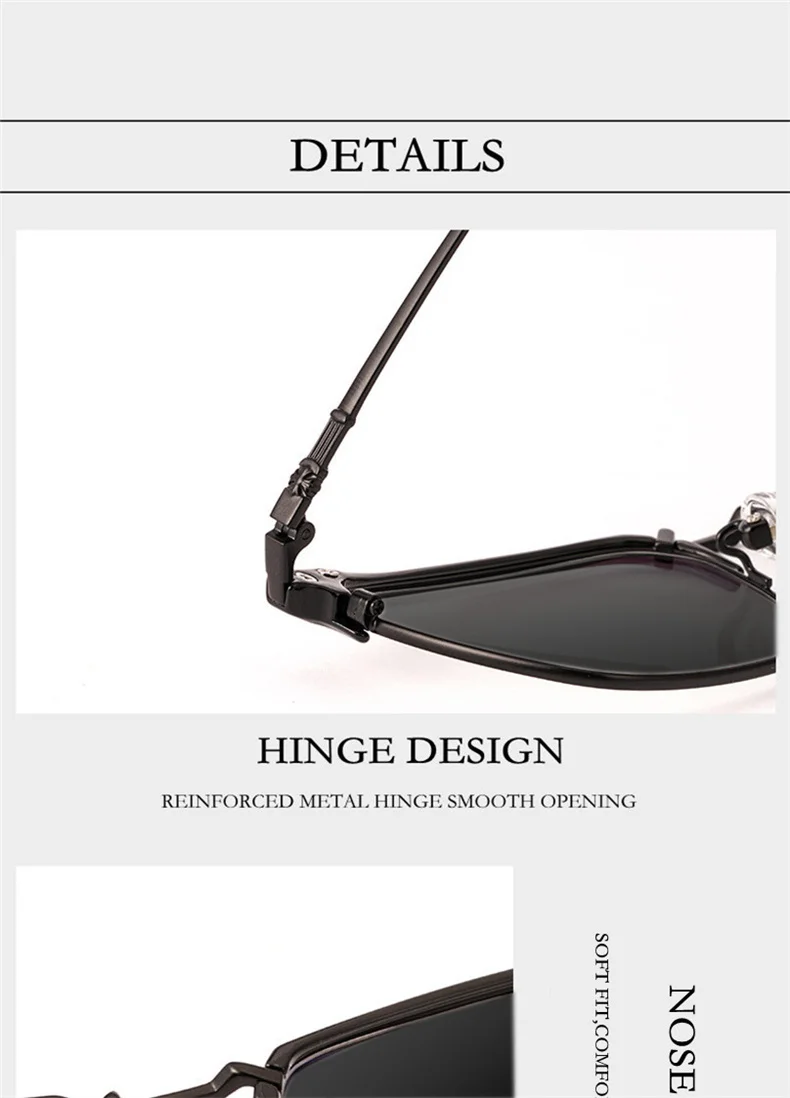 LOERHUNAR Ultraleichte Myopie-Sonnenbrille aus reinem Titan für Herren, Retro-Stil, Business, Fahren, Angeln, Outdoor, Reisen, Sonnenschutzbrille – Detail 8