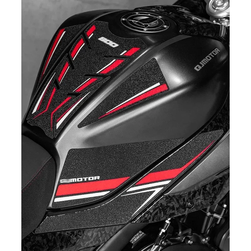 Motorcycle body fairing sticker Tank Pads Gas Knee Grip Traction Sticker Protector FOR QJMOTO Race 800