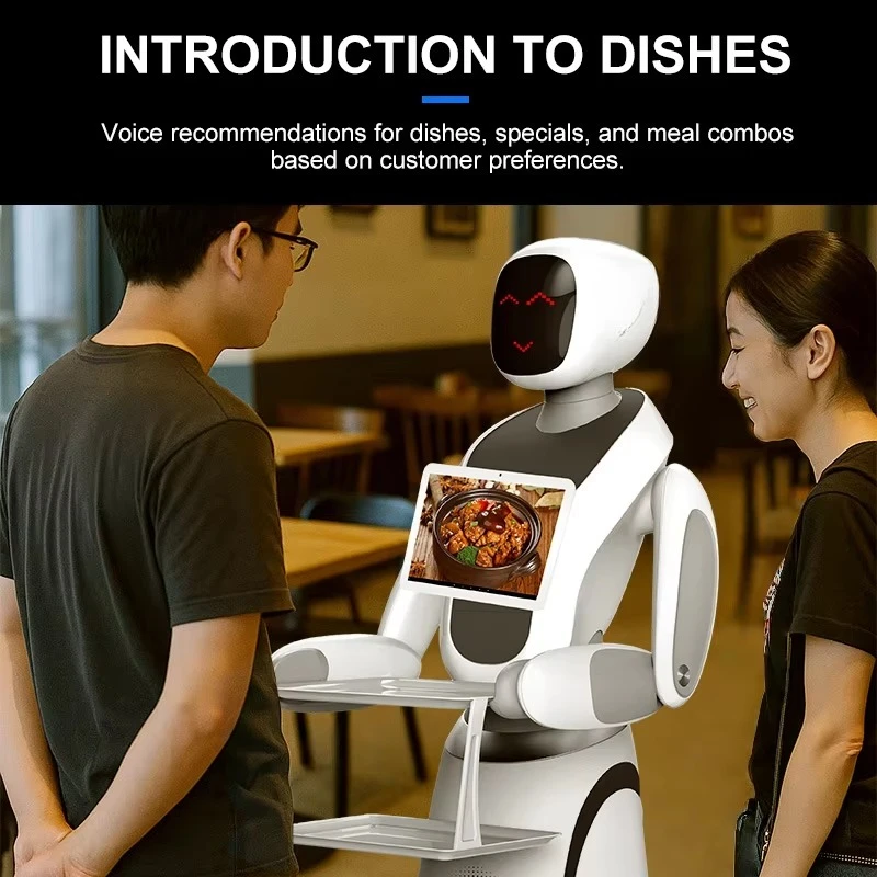 Afbeelding 4: Professionele fabrikant van multifunctionele intelligente robotrestaurants, robotbedieners en automatische roboten voor het bezorgen van eten