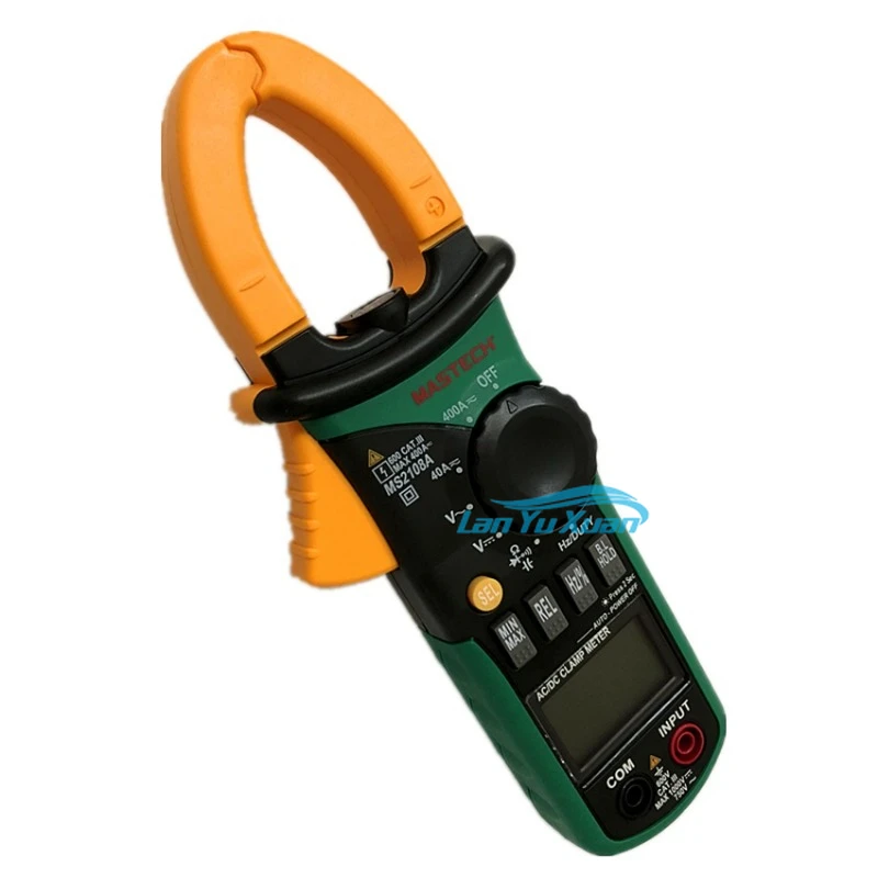 MASTECH MS2108A Digital Multimeter Amper Clamp Meter Current Clamp Pincers AC/DC Current Voltage Capacitor Resistance Tester