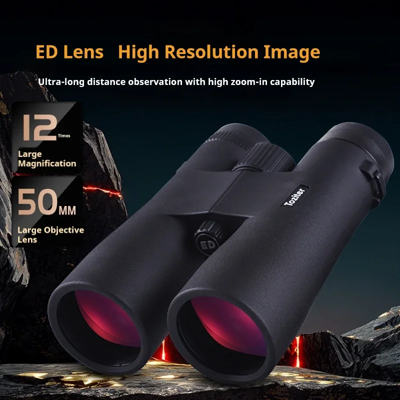 

Powerful Binocular 10X50 12x50 ED Binoculars IPX7 Waterproof SMC Telescope for Birdwatching Travel Tourism Hunting Outdooor