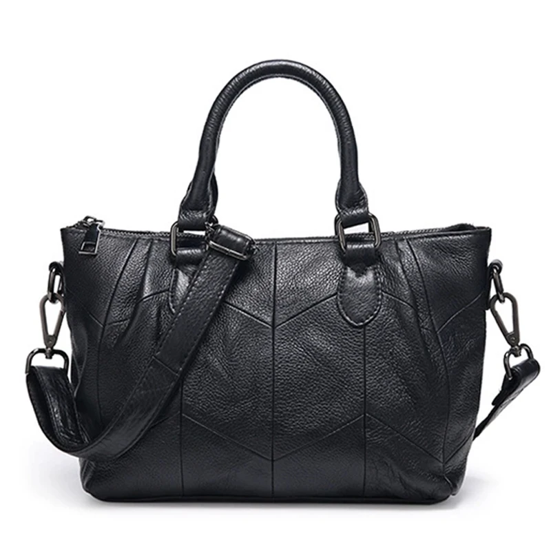 

Jeans Handbag Genuine Leather Shoulder Female Bag Niche Design Women Bag Hobo Ladies Side Bag