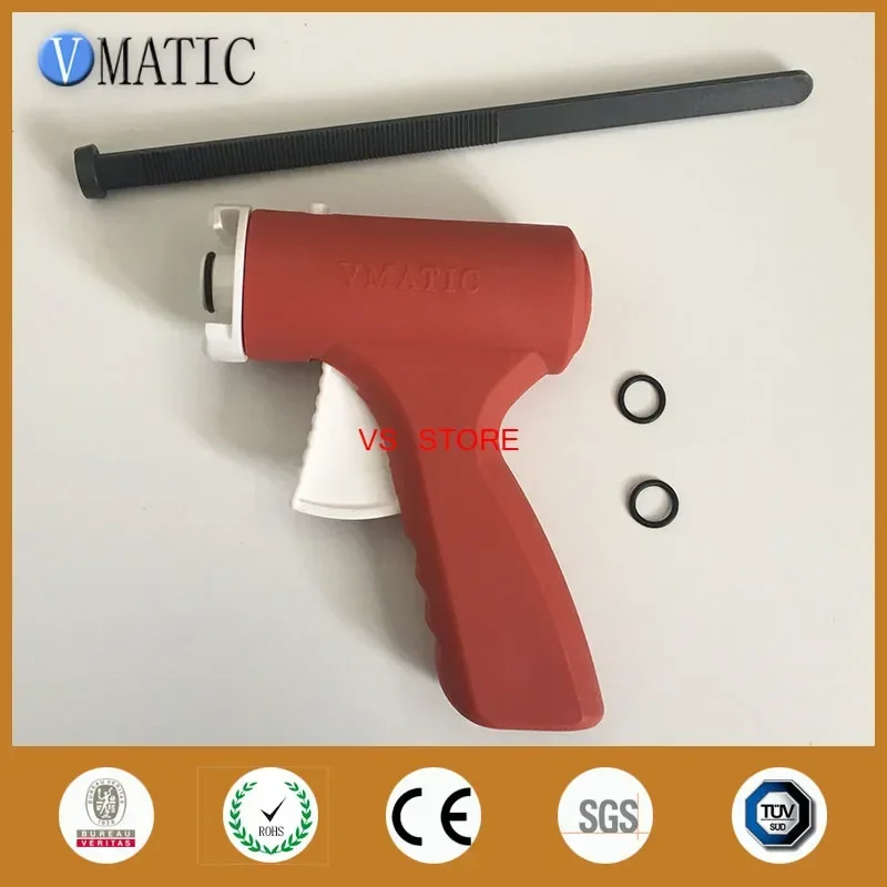 2024 baru 10cc Manual Epoxy Caulking perekat lem dispenser pistol dengan jarum & Syringe barel 10ml