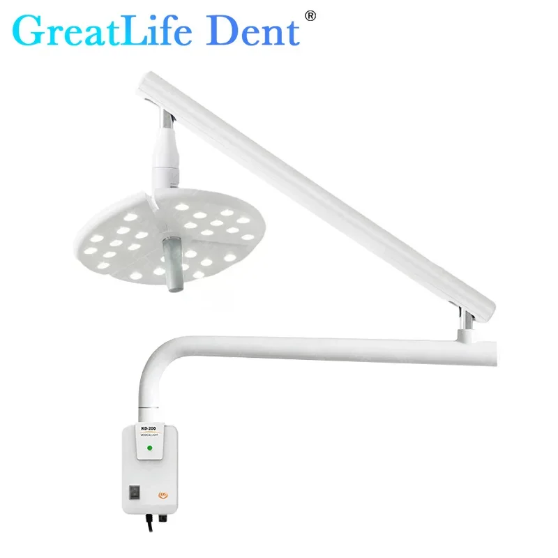 GreatLife Dent KWS 27 المصابيح مصباح الأسنان عن طريق الفم ضوء التشغيل مع جهاز استشعار لطبيب الأسنان الجراحية بدون ظل الحائط Led مصباح