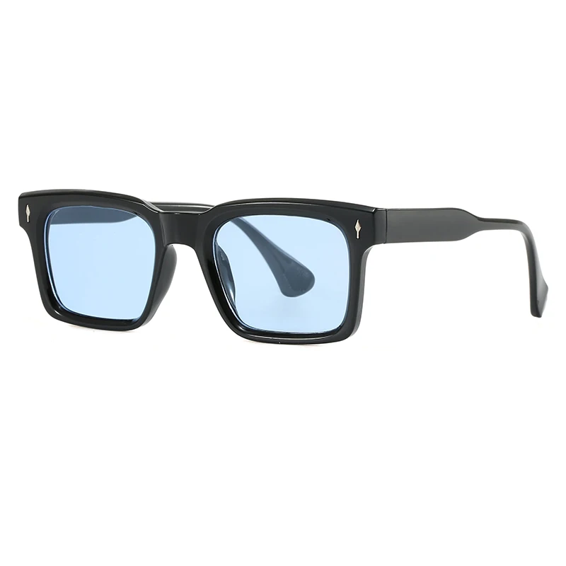 الرجعية الاتجاه مربع النظارات الشمسية النساء الرجال الموضة الفاخرة ظلال في الهواء الطلق القيادة نظارات شمسية سيدة رجل UV400 نظارات واقية