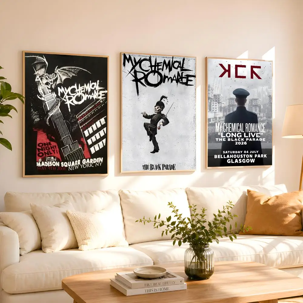 M-My C-Chemical R-Romance Poster 1PC HD Matte Peel And Stick Wall Decor For Bedroom Living Room Dorm Office