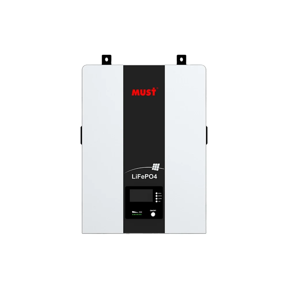 

MUST LP1600 long service life 5kwh 10kwh pack for energy storage Lifepo4 Li-ion 51.2V Mount Wall-Mount Lithium