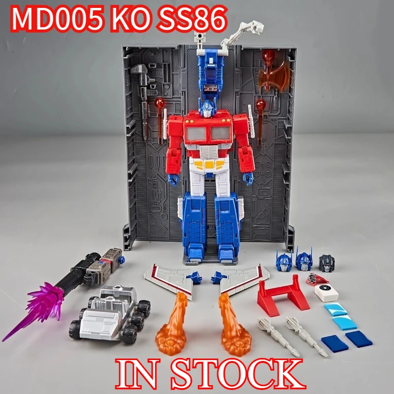 

In Stock MD005 MD-005 with Accessories and Carriage KO SS86 Transformation G1 Animated Toy Movie Classic Proportional Autobots