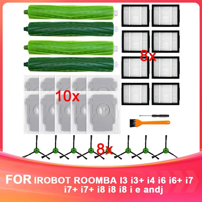 Replacement Parts For Irobot Roomba I3 I3+ I4 I6 I6+ I7 I7+ I8 I8+/ Plus E5 E6 E7 J7 I E &J Series Vacuum Cleaner