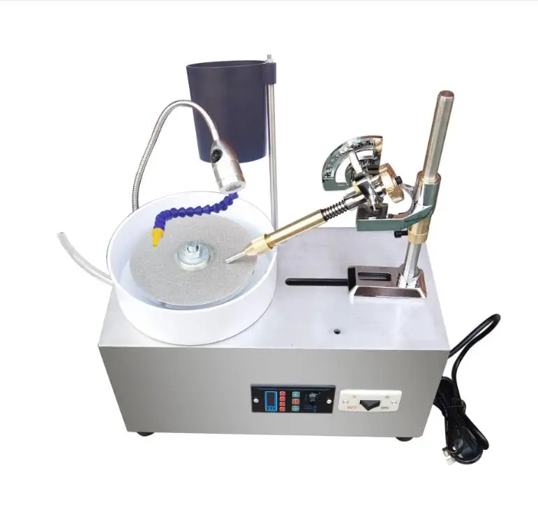 NEW Gem Grinding Machine, Stepless Variable Frequency Speed Regulation 180W,Jewelry Jade Ring Face Polishing Equipment