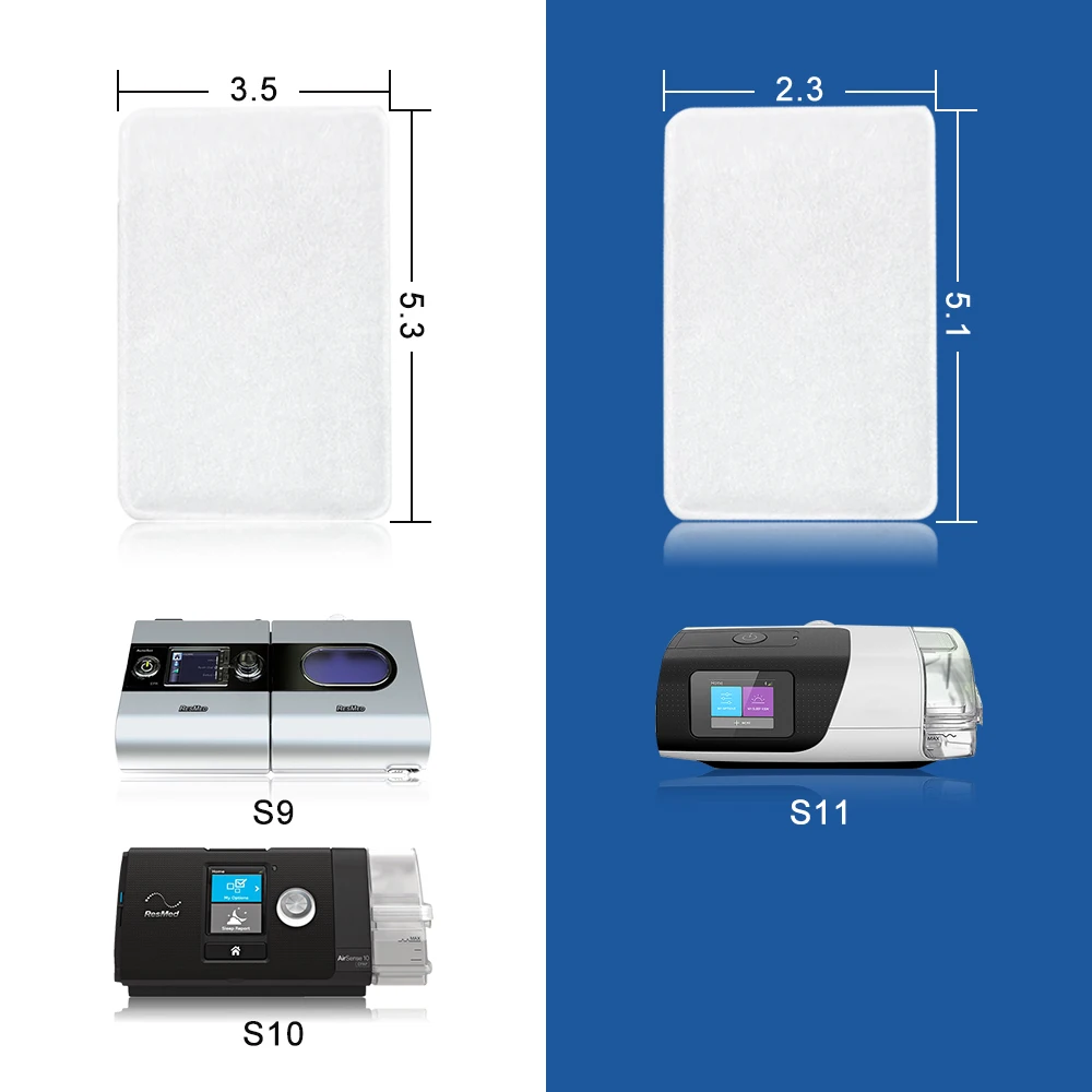

Универсальный пенопластовый фильтр CPAP, одноразовые фильтры премиум-класса для ResMed AirSense 10, серия S9 AirStart для Philips Respironics