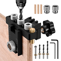 Precision Jig Dowel Cam Jig 3 In 1 Dowelling Jig Master Kit Wood Hole Drilling Guide Woodworking Position for DIY Wood Working