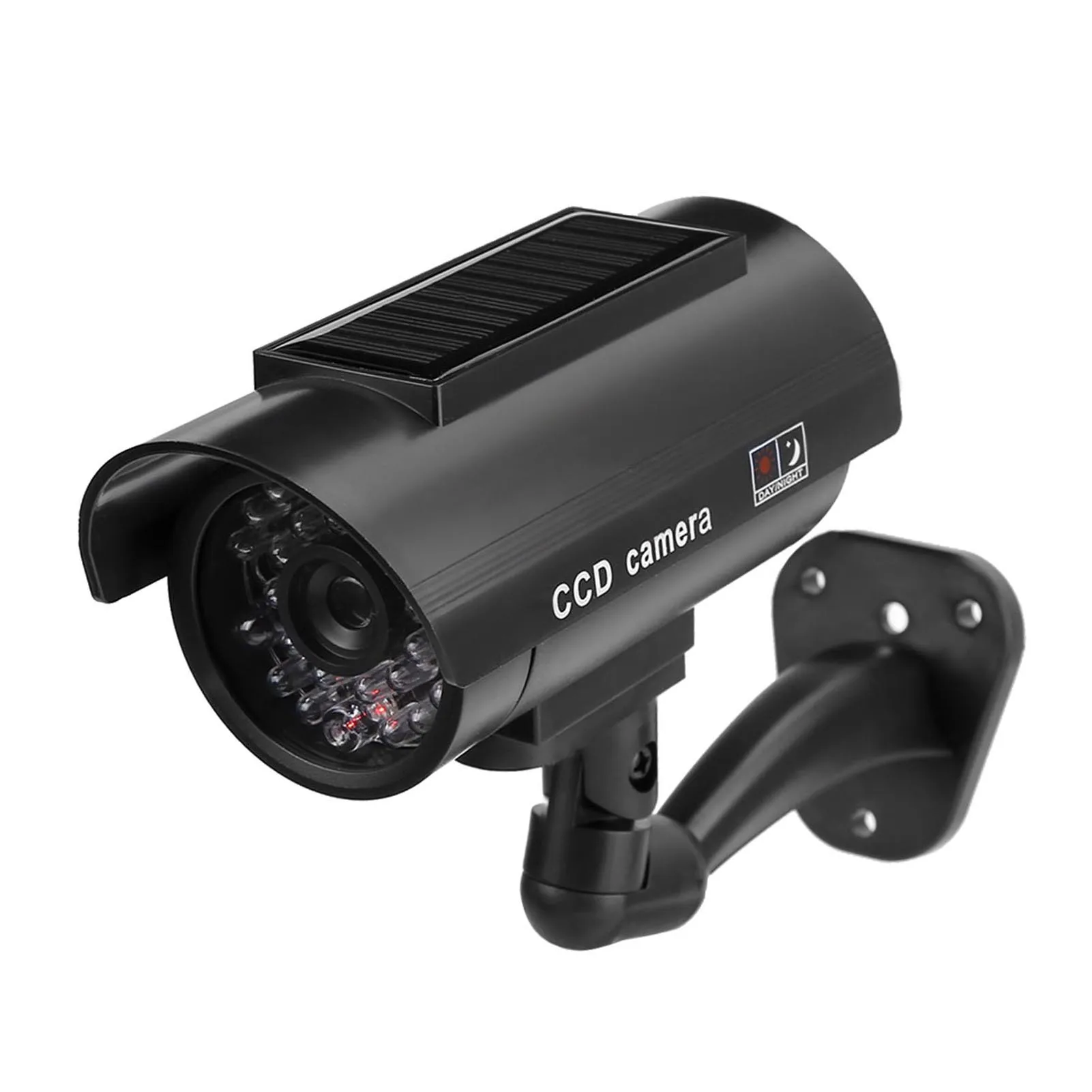 ZK40  Solar Powered Waterproof Imitation Dummy Security Fake Camera With Flashing LED Light