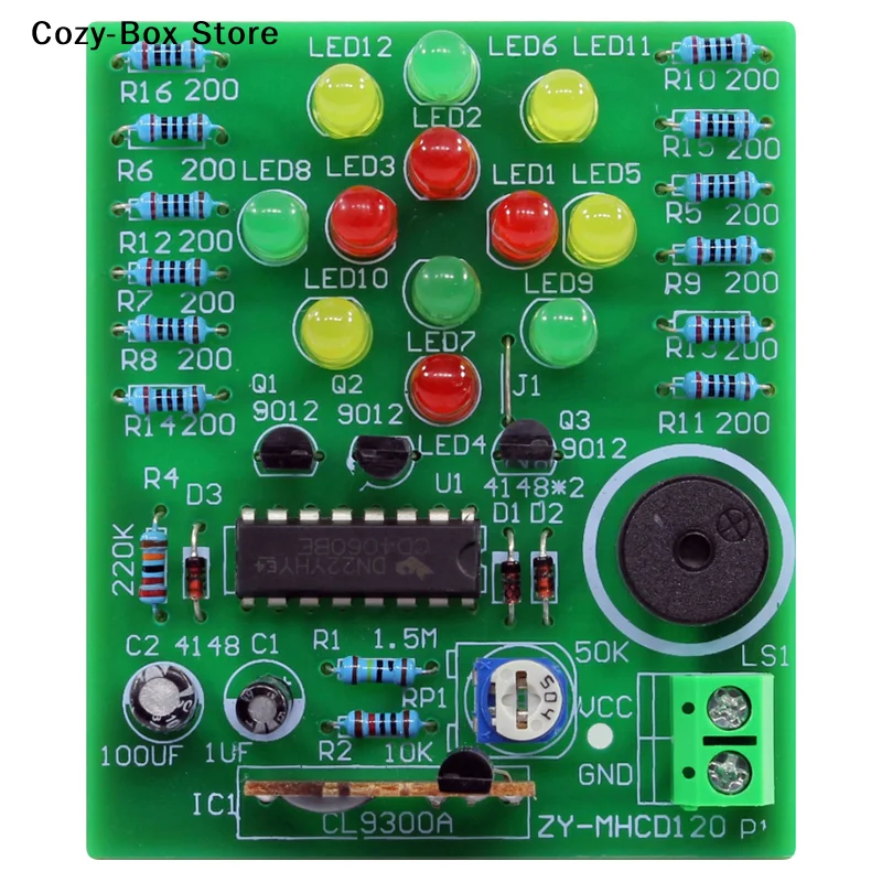 Diy Electronics Circuits - Kit Elettronico Fai-da-Te [ZY] Lanterna dei