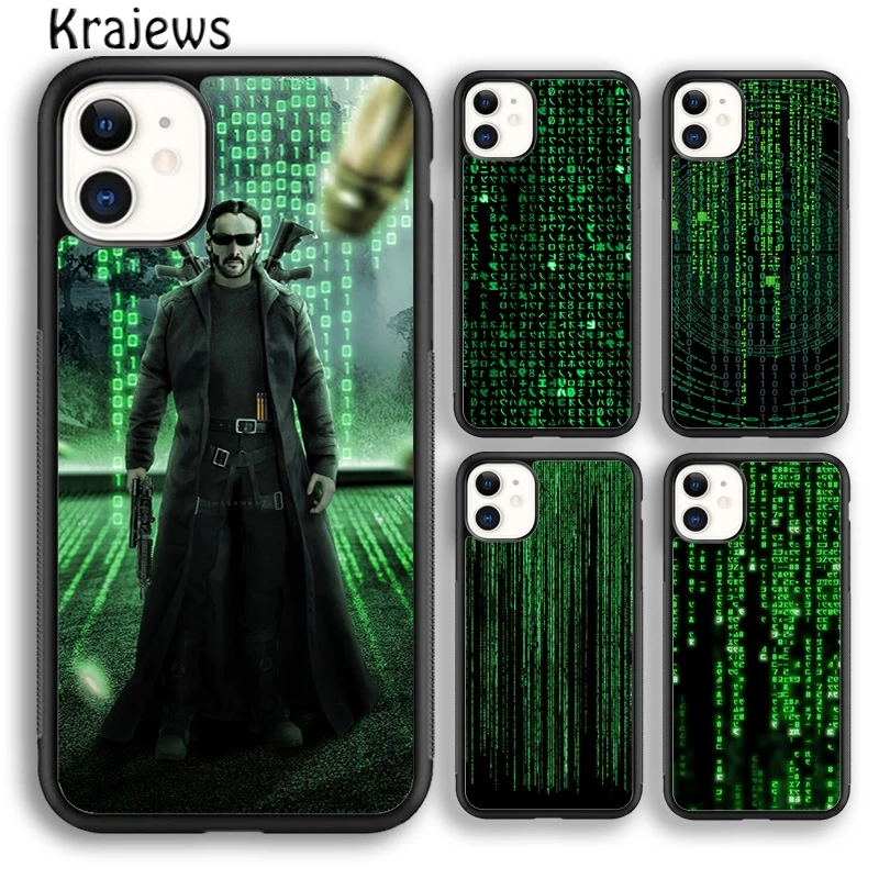 Krajews Movie The Matrix Phone Case Cover For iPhone 16 15 14 plus XS XR 11 12 mini 13 pro max coque Shell Fundas