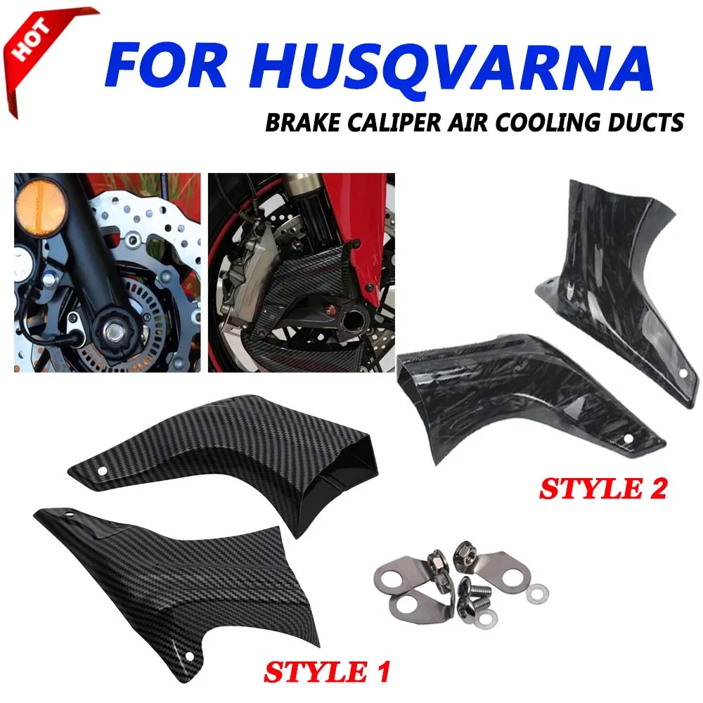 Para Husaberg Svartpilen 701 Supermoto Enduro para Husqvarna FS450 Nuda 900 900R TE 300 TE300 pinza de freno conductos de refrigeración de aire