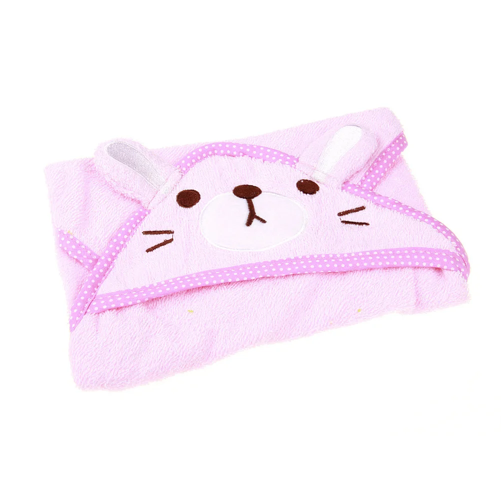 

Pet Absorbent Towel Super Material Fast Dry Pet Bath Robe for Dogs Cats Size S Pink Quick Drying Dog Towel Dog Bath Robe