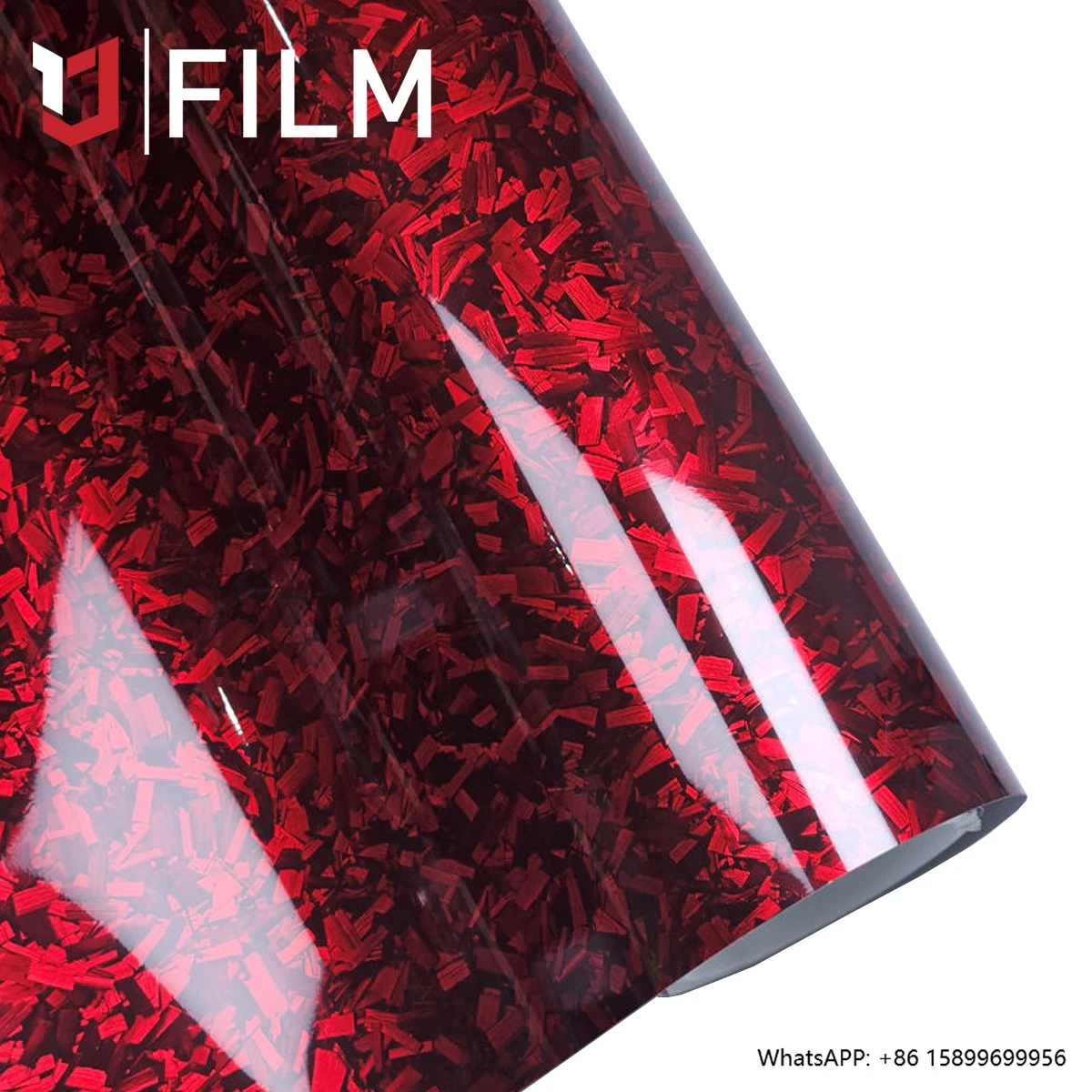 

High Stretchable Forged Carbon Fiber Vinyl Wrap Color Changing Films Air Release PVC Carbon Car Vinyl Wrap Roll